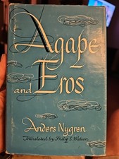 Agape and Eros Anders Nygren 1953 Hardcover DJ Westminster Press  picture
