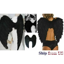 Angel Feather Large Wings Costume Cosplay Adult Fairy Dress Fashion Halloween picture