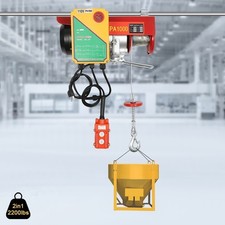 2-In-1 Wireless Electric Hoist Wire Rope Handling Lifting Hoist 1100lbs//2200lbs picture