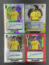 Juan Cuadrado 4 Auto Lot Panini Prizm World Cup Colombia /49 /75 Autographs picture