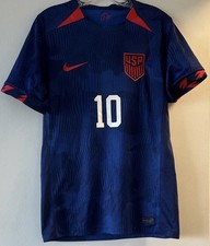 Nike USMNT Pulisic #10 Jersey 2022 World Cup Away Authentic Dri-FIT ADV Mens S picture