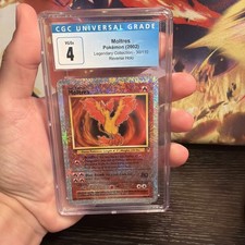 2002 POKEMON MOLTRES-REV.FOIL LEGENDARY COLLECTION #30 CGC 4 picture