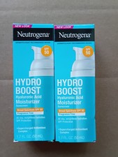 (2X) Neutrogena Hydro Boost Face Moisturizer SPF 50, 1.7 Fl Oz (Pack of 1), Blue picture