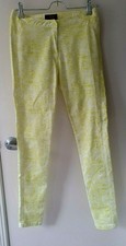 0 2ND O2ND WOMENS PANTS YELLOW SIZE 4 BARNEYS NEW YORK CO OP O'2ND picture