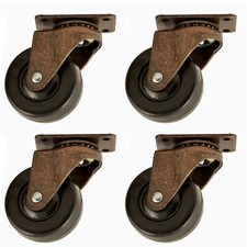 Antique Style Bronze Swivel Casters 4 Pack picture