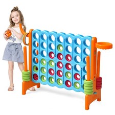 Jumbo 4-to-Score Giant Game Set for Kids & Adults, 2.5Ft Indoor Outdoor Game picture