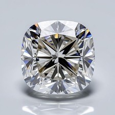 2.40 Ct Loose Moissanite Cushion Cut 8.00 MM D Color, IF CLARITY Certified picture