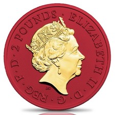 2020 Space Metals Pink 1 oz British Music: Queen Rhapsody £2 Coin | 250 Mintage picture