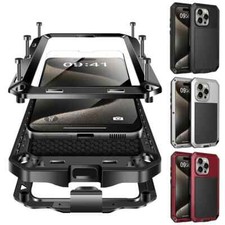 Heavy Duty Metal Armor Case for iPhone 18 Pro Max 17 16 15 14 Shockproof Cover picture