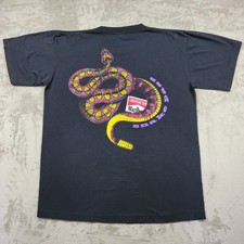 Vtg Marlboro Adventure Team Snake Pass Pocket T-Shirt Size XL 90s Single Stitch picture