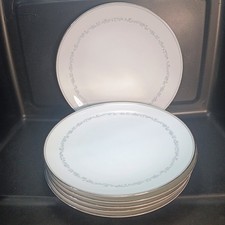 Set Of 6 Vintage 1969 Noritake Brooklane Pattern 10 Inch Dinner Plates picture