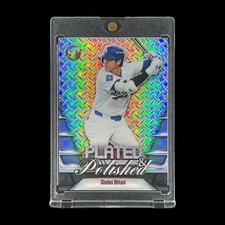 SHOHEI OHTANI SILVER STEEL REFRACTOR CHROME CARD 2026 Topps Pristine - Dodgers picture