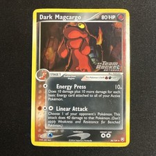 Pokemon TCG Dark Magcargo 38/109 Team Rocket Returns Reverse Holo Stamp 2004 picture