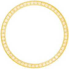 Custom Lab Grown Diamond Bezel For Rolex Datejust 36mm Watch 14k Gold Finish picture