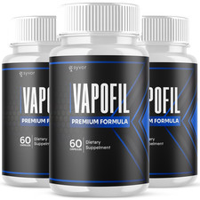 (3 Pack) Vapofil Advanced Male Pills Vapo Fil Formula Supplement 180 Capsules picture