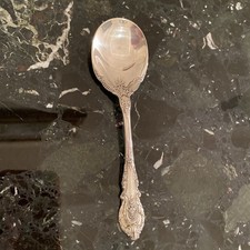 ONE WALLACE SIR CHRISTOPHER STERLING SILVER 6 1/8” SUGAR SPOON FLATWARE SET 2AVA picture