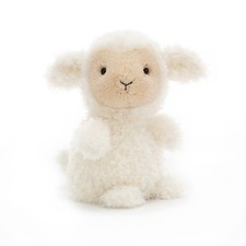 Jellycat Little Lamb Plush Toy Buttercream Colour 7 Inch Soft Cuddly Animal picture