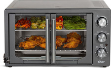 Extra-Large 42L French Door Countertop Toaster Oven, 6-In-1 Air Fryer Oven with picture