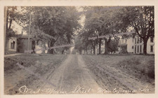 RPPC Montezuma GA Georgia West Main Street Macon County Photo Vtg Postcard C11 picture