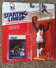 BUCK WILLIAMS 1988 Kenner Starting Lineup FIGURE New Jersey Nets SLU Sealed picture