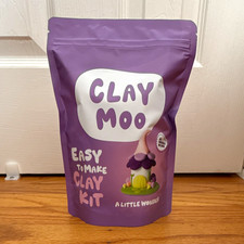 Clay Moo Easy To Make Clay Kit Air Dry Clay, Purple, MPN KIT-17-04 picture