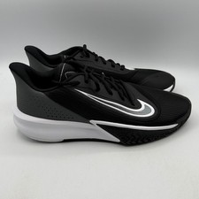 Nike Precision 7 Shoes Men Size 11 Black White Basketball FN4322-005 picture