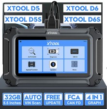 2026 XTOOL D5 D5S D6 D6S Diagnostic Tool OBD2 Code Reader Engine ABS SRS System picture