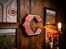 Cincinnati Reds City Connect Logo 3D Wall Shelf Sign MLB Decor Man Cave picture
