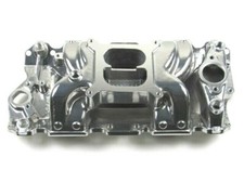 1959-95 Chevy 327 350 383 Air Gap Intake Manifold Polished E42406P picture