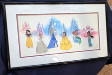 RARE Vintage 1998 Disney's Parade Of Princesses Sericel Picture Frame Lainzberg picture