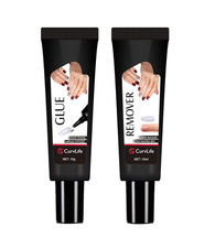 Curvlife Newly Upgraded Quick Drying 10G Semi Solid Nail Glue with 10Ml Remover  picture