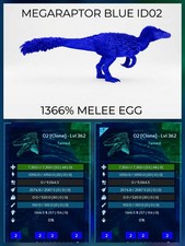 MEGARAPTOR TOP STATS  EGG PAIR -  Ark Survival Ascended Official PVE PC/XBOX/PS5 picture