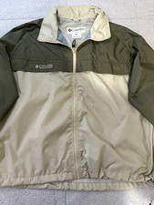 Vintage Columbia Sportswear Men’s Olive Tan Windbreaker Jacket 90s picture