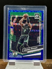 2023-2024 Donruss Optic Jaylen Brown Blue Disco Prizm /49 Boston Celtics picture