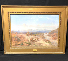 Paul B. Pascal French Orientalist Holy Land Gouache Painting, 1900 picture