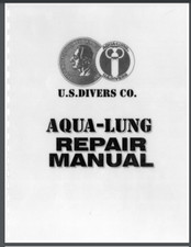 U.S. DIVERS Aqua Lung Repair Manual PLUS SPEARGUNS PARTS MANUAL 81 PAGES So cool picture