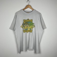 Positive Vibration 1995 Rasta Duck Ganja Weed Art Vintage T-Shirt Gray Size XL picture