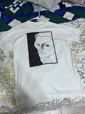 Vintage 80s 90s Abstract Face Art T Shirt XL USA Single Stitch Surreal Graphic picture