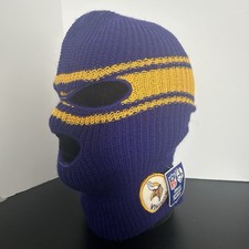 Vintage Minnesota Vikings Ski Mask Winter Cap Hat Adult 70s 80s NFL USA Sheisty picture