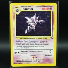 Haunter 6/62 Unlimited Holo Rare Fossil Pokemon Lightly Played picture