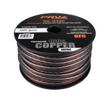PRV 16 Gauge OFC Speaker Wire 100 ft Roll TRUE 100% Copper Oxygen Free picture