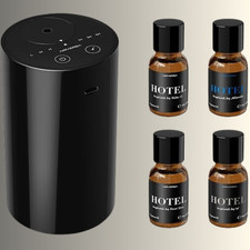 Airversa AN8 Waterless Essential Oil Diffuser Starter Kit, Black | 4 X 10Ml picture