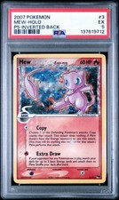 2007 Pokemon POP Series 5 Mew (Delta Species) Holo 3/17 PSA 5 Inverted Back 🌀 picture