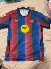 Nike FC Barcelona Lamine Yamal #10 Soccer Jersey Blue/Red/Yellow Men’s XL picture