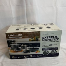Circulon ScratchDefense A1 8-Pc Nonstick Cookware Set, Graphite picture