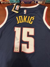 Nikola Jokic Autographed Signed Denver Nuggets Nike Swingman Jersey Fanatics picture