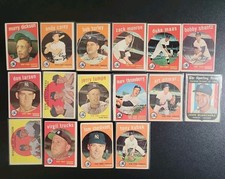 1959 Topps Baseball Cards - 16 Different New York Yankees - W/ Don Larsen picture