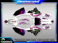 Throwback Retro Graphics Kit Decals Yamaha YZ125 YZ250 YZ125X YZ250X 1996-2026 picture