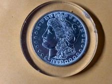U.S. Morgan Silver Coin One Dollar, issued in 1896 picture