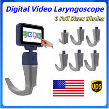 3.5 inch Video Laryngoscope, 6 Full Sizes Blades， Reusable Sterilizable Blades picture